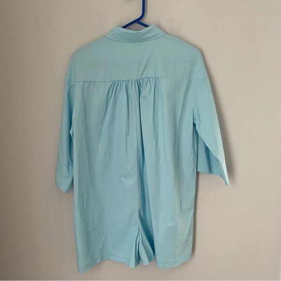 MissGuided Women’s Button Front Shirt Romper - Picture 5 of 5